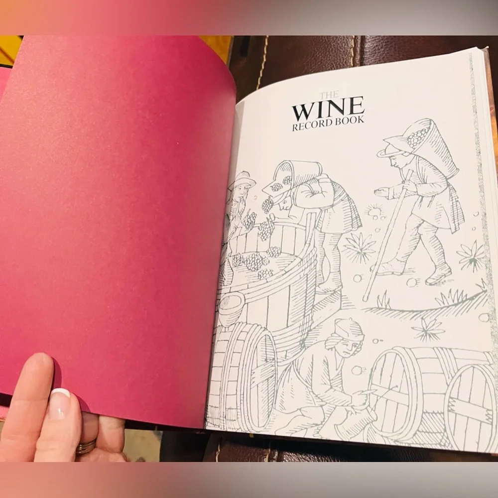 💜NEW Wine Record Book